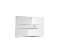 Plaque de commande PL2 Double One Dual Blanc Brillant - ROCA A890196000