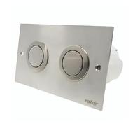 Valsir - Boutons poussoirs avec Plaque chromée Mat VALBOVS0872237