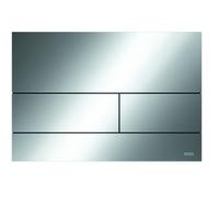 TECE Plaque de commande WC TECEsquare II 9240831 métal double chasse Chrome brillant