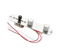 Plaque de commande pré-câblée pour guitare électrique avec bouton d'interrupteurs à 3 voies, plaque de commande de rechange pour guitare électrique