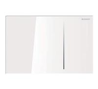 Geberit Plaque de déclenchement Sigma 70 Verre blanc