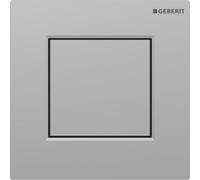 Plaque de commande urinoir Geberit type 01 - pneumatique - carré - chrome mat/easy-to-cl 116.064.JQ.1