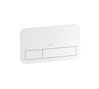 Villeroy & Boch ViConnect, plaque dactionnement WC 200S, 2 chasse deau, 922490, Coloris: Blanc - 92249068