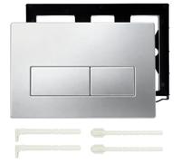 Plaque de commande WC compatible avec Geberit Sigma 01 20 30 50, plaque d'actionnement pour réservoir de chasse d'eau UP300 UP320 avec cadre de montage et vis