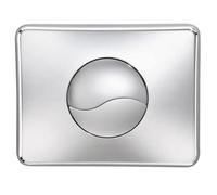 Plaque de commande WC murale Siamp Verso 800 chromé brillant