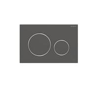 Geberit Plaque d'actionnement Sigma 20 115882141 ronde – peints en noir mat