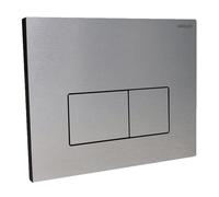 Plaque de Commande WC Suspendu 3/6L Design Chromée Brillant