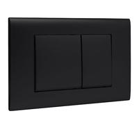 Plaque De Commande WC Suspendu,Chasse D'Eau,Bouton Poussoir,Déclenchement,Compatible Avec Geberit Sigma 01 20, 30,UP300 & UP320,Double Flushing,Modèle 115770115,245 × 164 Mm Mat (Noir)