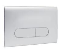 Plaque De Commande WC Suspendu,Chasse D'Eau,Bouton Poussoir,Déclenchement,Modèle 115770115,Compatible Avec Geberit Sigma 01 20, 30,UP300 & UP320,Double Flushing,245 × 164 Mm Mat (Gris argenté)