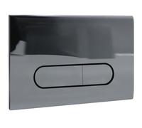 Plaque De Commande WC Suspendu,Chasse D'Eau,Bouton Poussoir,Déclenchement,Modèle 115770115,Compatible Avec Geberit Sigma 01 20, 30,UP300 & UP320,Double Flushing,245 × 164 Mm (Chromé brillant)