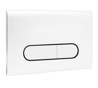 Plaque De Commande WC Suspendu,Chasse D'Eau,Bouton Poussoir,Déclenchement,Modèle 115770115,Compatible Avec Geberit Sigma 01 20, 30,UP300 & UP320,Double Flushing,245 × 164 Mm (Blanche)