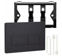 Plaque de Commande WC Suspendu Compatible Geberit Sigma 01, UP300 & UP320 (Noir)