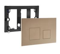 Plaque de Commande WC suspendu, Compatible Geberit Sigma 20, UP300 & UP320, avec Système Double Chasse, Silencieuse, Durable et économe en Eau