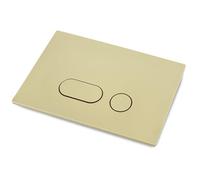 Plaque De Commande Wc Suspendu,Plaque De Déclenchement,Double Chasse,Équipée D'Un Set De Leviers De Chasse Et D'Un Cadre D'Installation,Compatible Avec Geberit Sigma 01,20,30,50,Up320 (doré)