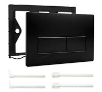 Plaque de commande wc suspendu, plaque de déclenchement wcà double chasse d’eau, compatible avec GEBERIT SIGMA01/20/21/30 UP300/320, 115.770.11.5, dimensions 245×164mm, noir