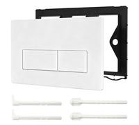 Plaque de commande wc suspendu, plaque de déclenchement wcà double chasse d’eau, compatible avec GEBERIT SIGMA01 UP300/320, 115.770.11.5, (Blanc)