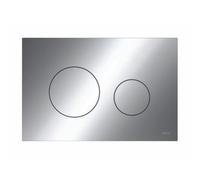 Plaque de commande WC Tece TeceLoop en plastique pour technique de double chasse 220 x 150 x 5 chrome brillant 9240921