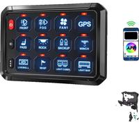 Plaque de commutation à LED RGB,marche/arrêt, compatibilité universelle, 12 vitesses avec APP