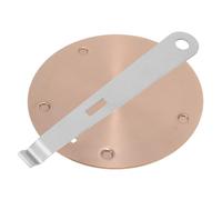 Plaque de Conduction Thermique pour Induction en Acier Inoxydable 16cm | Décongélation Polyvalente, Répartition Uniforme, Entretien Facile, Usage sur Petits Appareils et Chauffe-plats