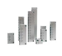 Plaque de confluence de type 10 mm, collecteur électrovannes pilotes 1F/2F/3F/4F/5F, la base de valve peut être au lieu d'importance (8F)