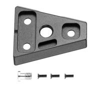 Plaque de connexion de batterie en alliage V avec trous de vis 1/4 et 3/8 pour appareil photo, équipement vidéo, adaptateur d'alimentation