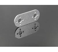 Plaque de connexion en alliage d'aluminium de 63 mm pour servo, plaque de connexion de servomoteur, support de levier de direction, support de servomoteur, accessoires de bras de robot (FK-YS-001)