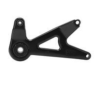 Plaque de connexion triangulaire en alliage d'aluminium pour moto, support de fixation de tuyau d'échappement noir antirouille, plaque de joint Delta pour moteur GY6 50 60 80CC