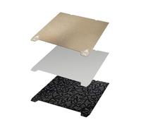 Plaque de construction d'impression double face en tôle d'acier à ressort PEO PEI Côtés pour plaque de construction Forte adhérence 310 x 315 mm Feuille d'acier à ressort Forte adhérence facile à
