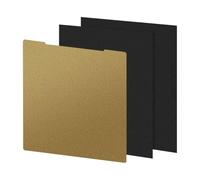 Plaque de construction en acier plaque de construction de remplacement plaque en acier double face plaque de construction résistante à la chaleur lame d'imprimante durable surface texture dorée plaque