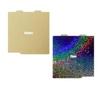 Plaque de construction flexible de 184 mm Motif leader 300 °C Stabilité à chaud Technologie de libération rapide pour plusieurs filaments Plaque d'impression Petite saupoudrage d'or étincelant