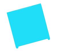 Plaque de construction flexible pour imprimante 3D pour un retrait simple de pièce avec revêtement à motifs double face et maintien sûr 370 x 380 mm