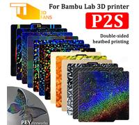 Plaque de construction P2S, tôle d'acier à ressort Double face 257x257mm pour laboratoire bambou série X1/P1/A1/P2, lit chauffant, différents styles Aurora-Phantom