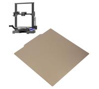 Plaque de Construction PEI 320x310mm, Plate-forme D' PEI Amovible à Face Unique pour L'endettement de L'imprimante 3D 3 NEO CR 10 V2 V3 SOVOL SV04 PLU