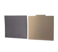 Plaque de construction pour imprimante 3D - 220 x 240 mm - En acier à ressort - Base magnétique - Revêtement PEI double face - Plaque flexible amovible - Lit chauffant pour imprimante 3D ANYCUBIC I3