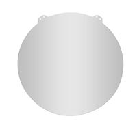 Plaque de construction ronde en acier à ressort Pei Tôle d'acier trempé revêtue par pulvérisation avec autocollant magnétique Diamètre de base 25,4 cm