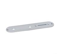 Plaque de Contrôle Chrome pour Guitare pour telecaster 6.3x1.3in | Finition chrome , compatible pour telecaster, inclut et support, film protecteur, taille standard 6.3 pouces(Gold)