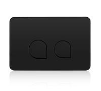 Plaque de contrôle, plaque d'activation de commande bouton d'échappement accessoire pour WC plaque de rechange pour panneau avant, double décharge compatible avec Geberit