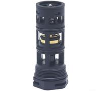 Plaque de conversion de base de valve de chaudière à gaz murale à trois voies, noir, construction épaisse avec ressort robuste et tailles standard 27 mm, 79 mm, 32 mm