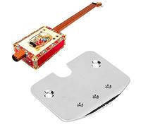 Plaque de cou de guitare Plaque de cou pour 3 cordes CigarBox Guitare Basse Pièces de rechange Accessoires, Planche de joint de cou de guitare