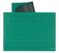 Transotype Plaque de coupe 900 x 600 x 3 mm Vert/Noir – Graduation 10/50 mm bilatérale