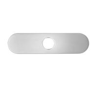 Plaque de couvercle de robinet en acier inoxydable de 26 cm, couvercle de trou d'évier brossé avec joint en mousse pour éviers de cuisine et de salle de bain à 1 ou 3 trous, rosace en acier inoxydable