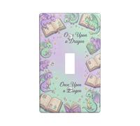 Plaque de couverture d'interrupteur à bascule simple en plastique vert pastel taille standard pour maison, salon, nouvel appartement (simple)