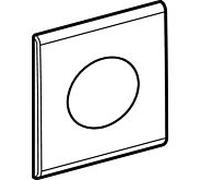 plaque de couverture Geberit HyTronic UR Samba pour 241921211 commandes UR à partir de 2009, hgl. -chromé