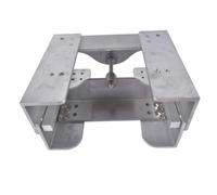 Plaque de cric de Bateau Hors-Bord réglable en Aluminium de 8 Pouces, Compatible avec Le Levage électrique du Moteur JPL4800 pour système de Direction de Bateau