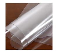 Plaque de cristal transparente de 2 mm en PVC souple, imperméable et résistante à la chaleur, autocollant adhésif 80 x 140 cm, finition mate, parfait pour la maison et le bureau