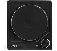 Plaque de cuisson 1 foyer, Livoo DOC167N - 1500W - plaque Noir Intégré 26 cm Plaque encastrable