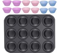 Plaque de cuisson + 12 moules en silicone