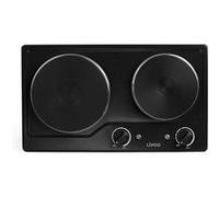 Plaque de cuisson 2 foyers, DOC168N - 2500W - Foyers de Diam. 15,5 et 18,5 cm - Plaque encastrable