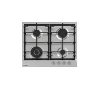 Plaque de cuisson 4 feux à gaz de 58 cm Plan Inox brossé