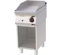 Plaque de cuisson 40x51 électrique chromée lisse avec soubassement 400 V FTHC 70/40 E Redfox